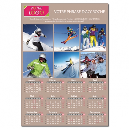 Calendrier Magnet (Aimanté)