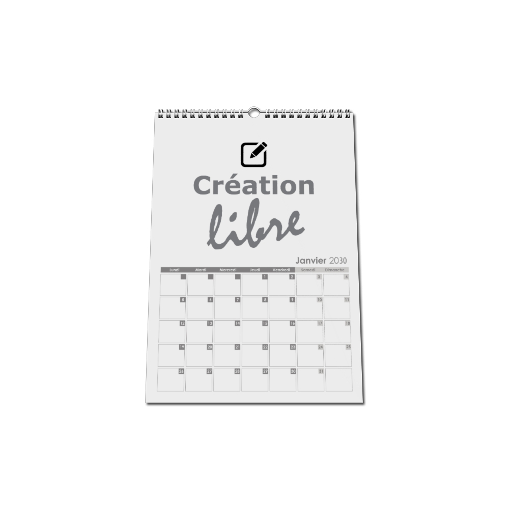 Calendrier PHOTO DATE Calendrier PHOTO DATE