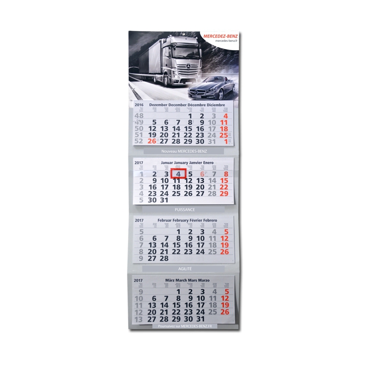 Calendrier multi-blocs à feuillets détachables Calendrier multi-blocs à feuillets détachables
