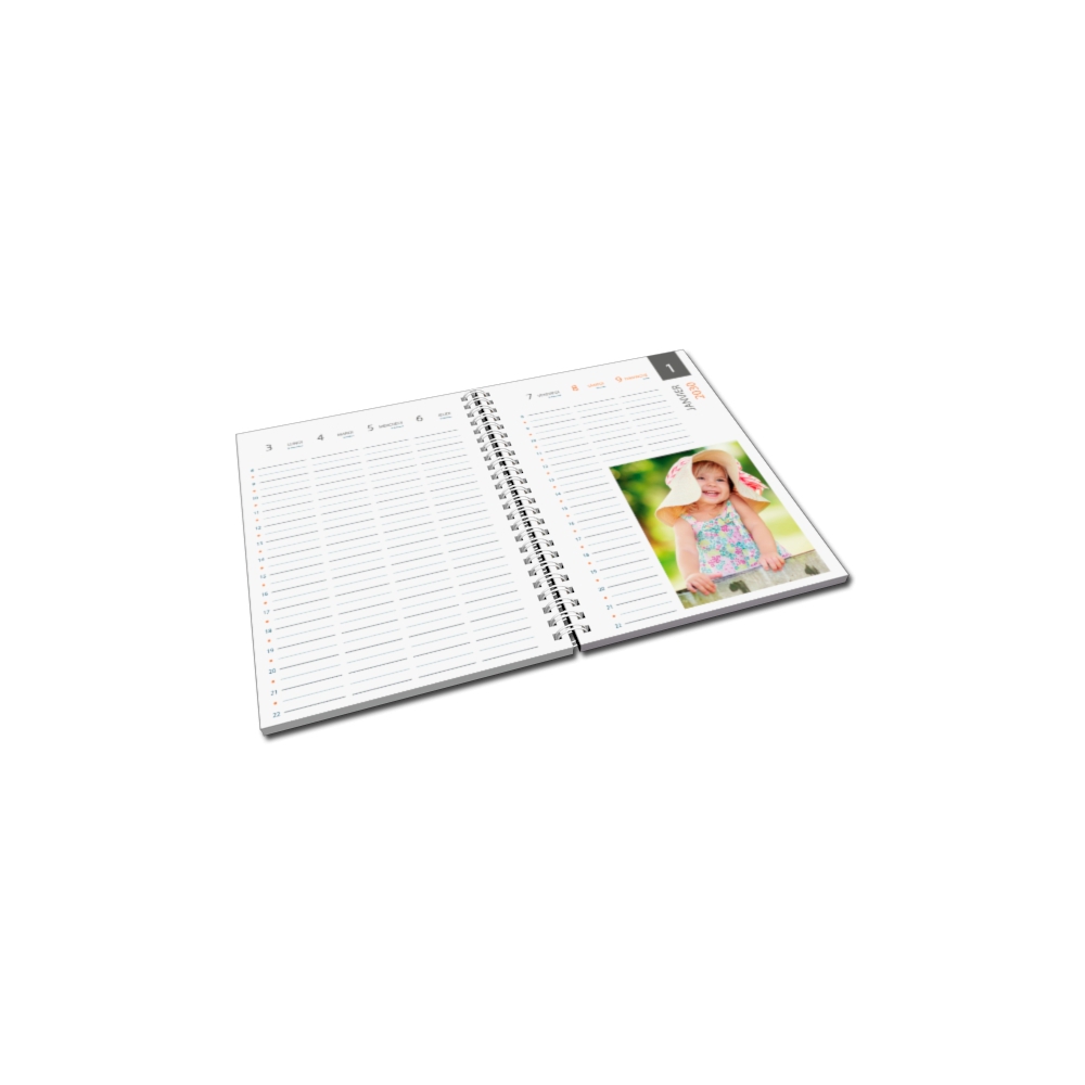 Agenda photo personnalisé