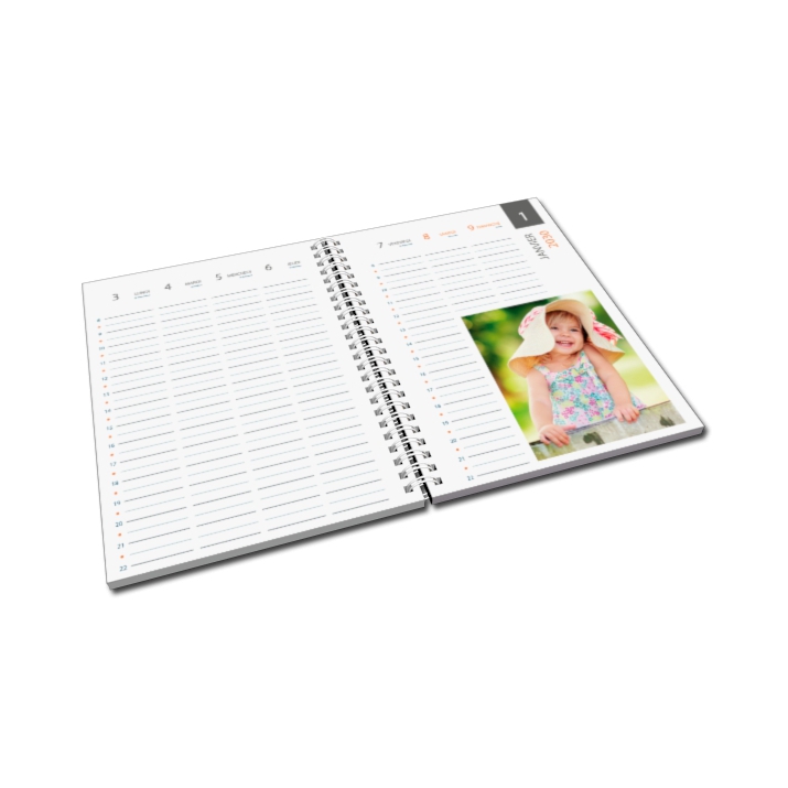 Agenda photo personnalisé