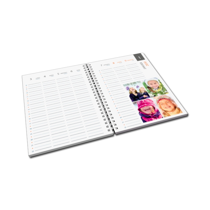 Agenda photo personnalisé