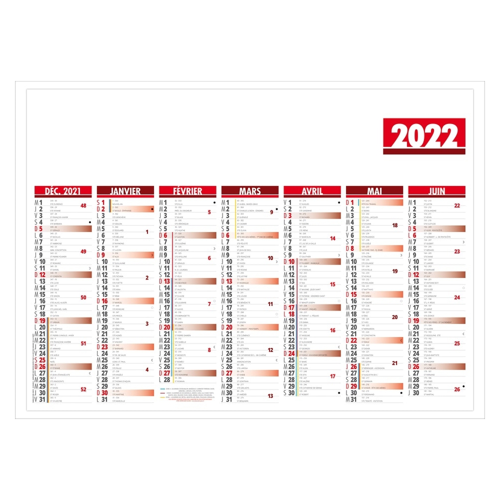 Calendrier bancaire Calendrier bancaire