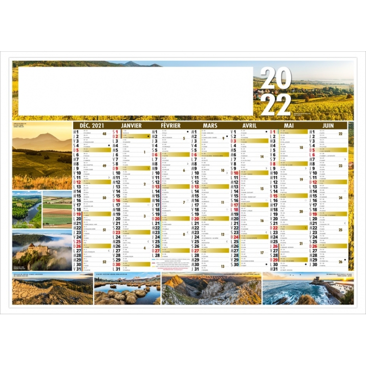 Calendrier Julien 2023 Calendrier Publicitaire 2023 - A Personnaliser Avec Logos Et Textes -  Votrecalendrier.com