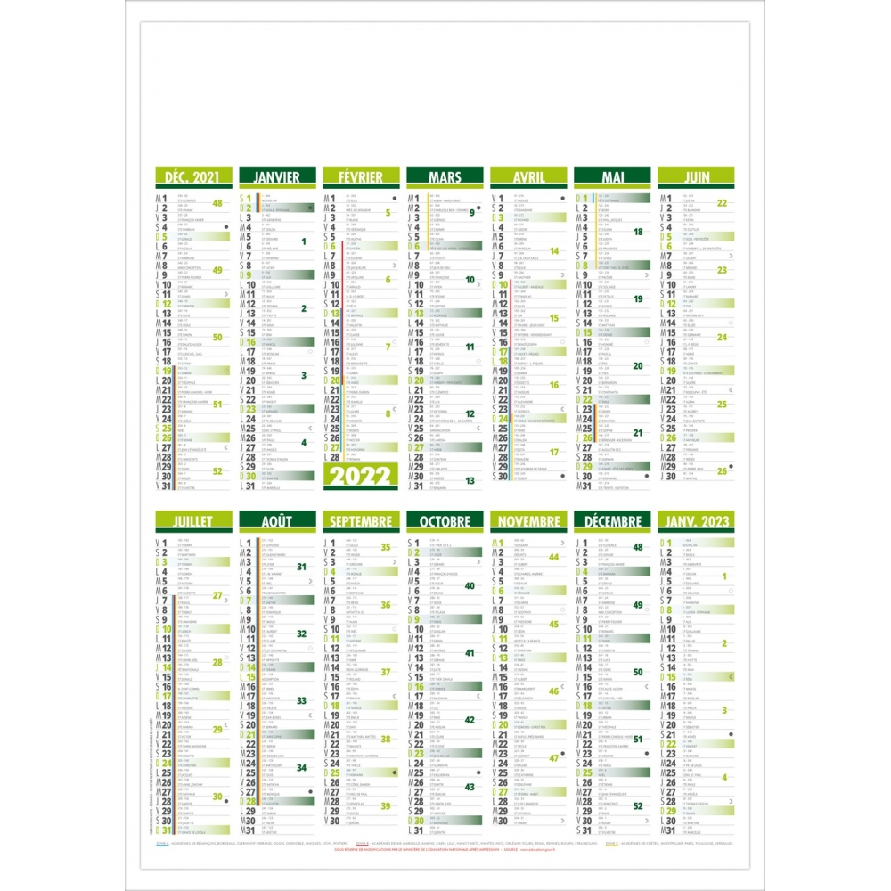 Calendrier bancaire Calendrier bancaire