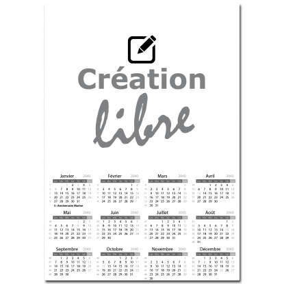 Calendrier magnétique