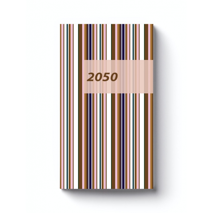 Agenda éco poche création Format Mini (9.5 x 16.5 cm), Line chic