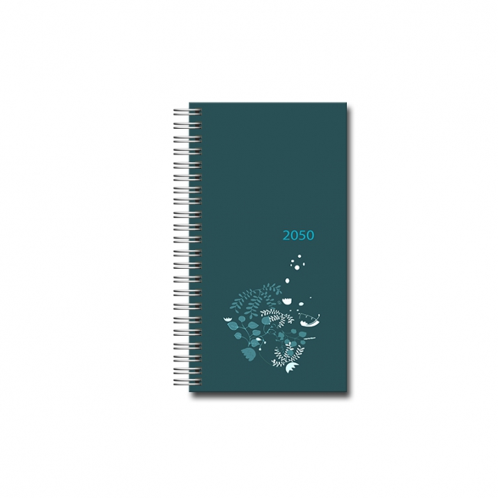 Agenda création poche Format Mini (9 x 16.5 cm), Pavo