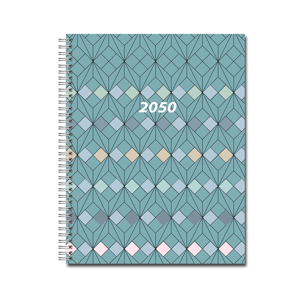 Agenda semainier 2018 format A4, 21 x 30 cm, avec jours en haut et