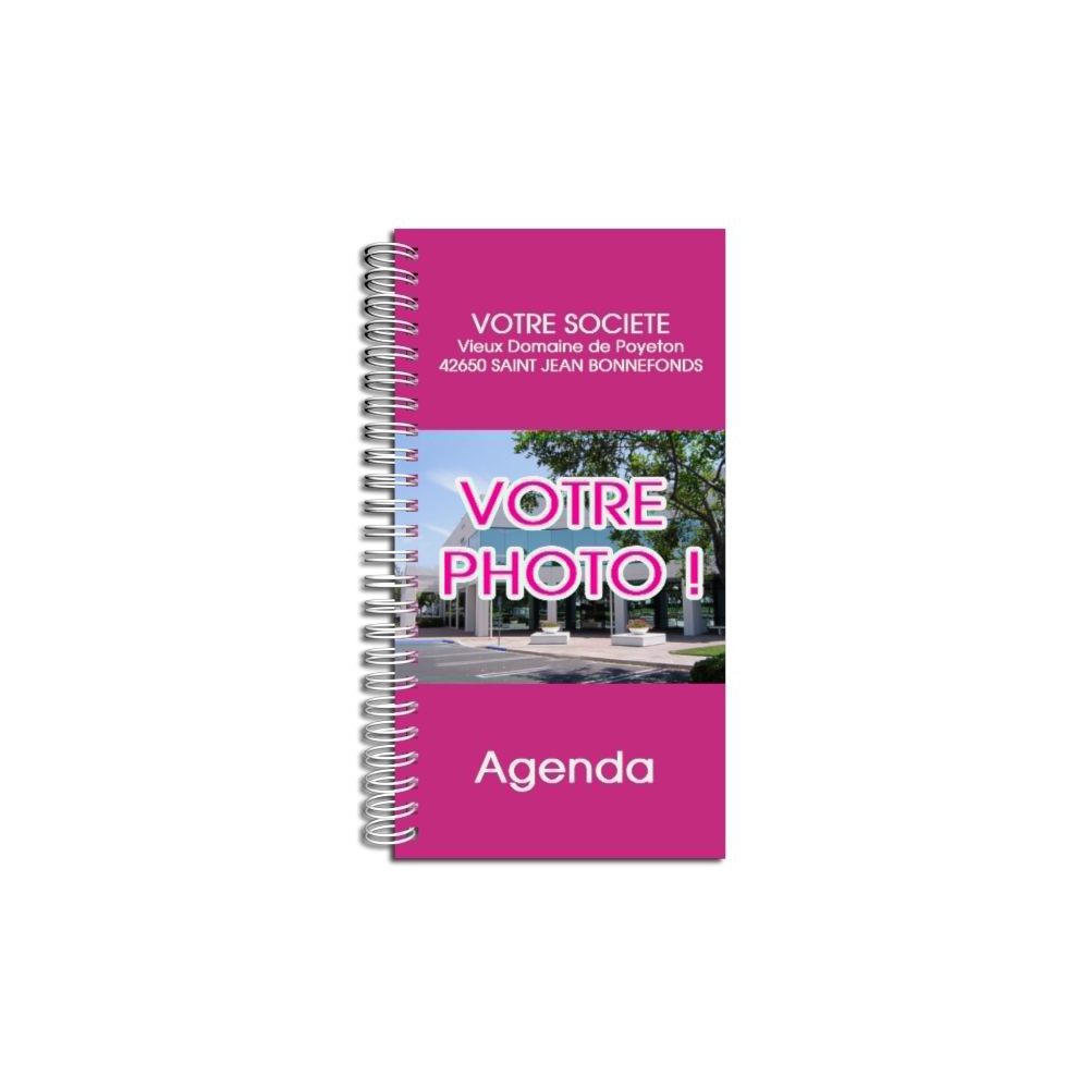 Agenda publicitaire personnalisé ROSE (9 x 17 cm) Agenda publicitaire personnalisé ROSE (9 x 17 cm)