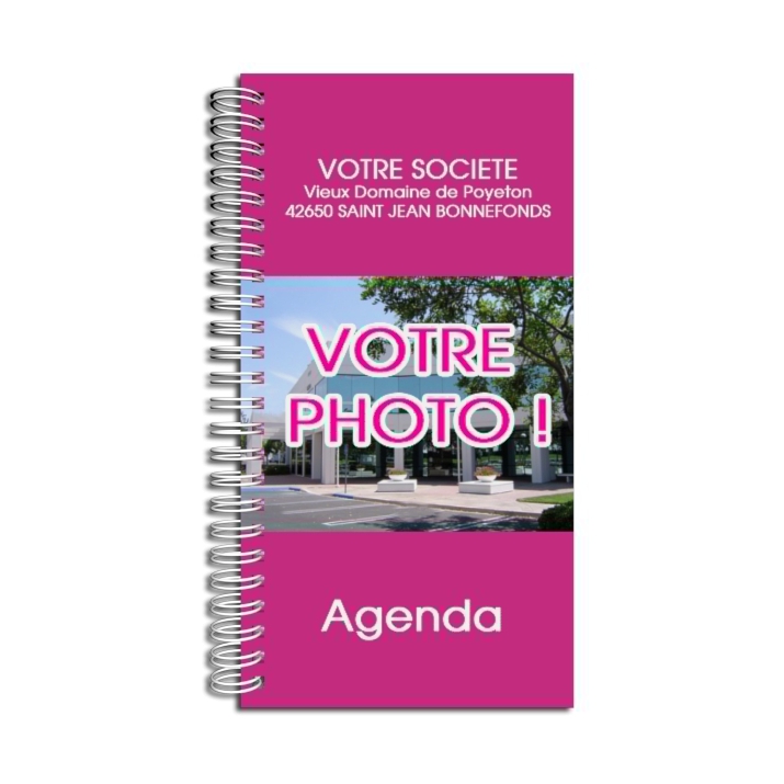 Agenda publicitaire personnalisé ROSE (9 x 17 cm) Agenda publicitaire personnalisé ROSE (9 x 17 cm)