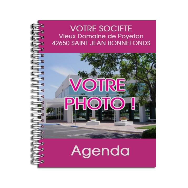 Agenda publicitaire personnalisé ROSE (21 x 27 cm) Agenda publicitaire personnalisé ROSE (21 x 27 cm)