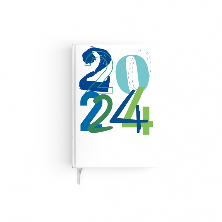 Agenda publicitaire 2024 personnalisé avec logo et marque 