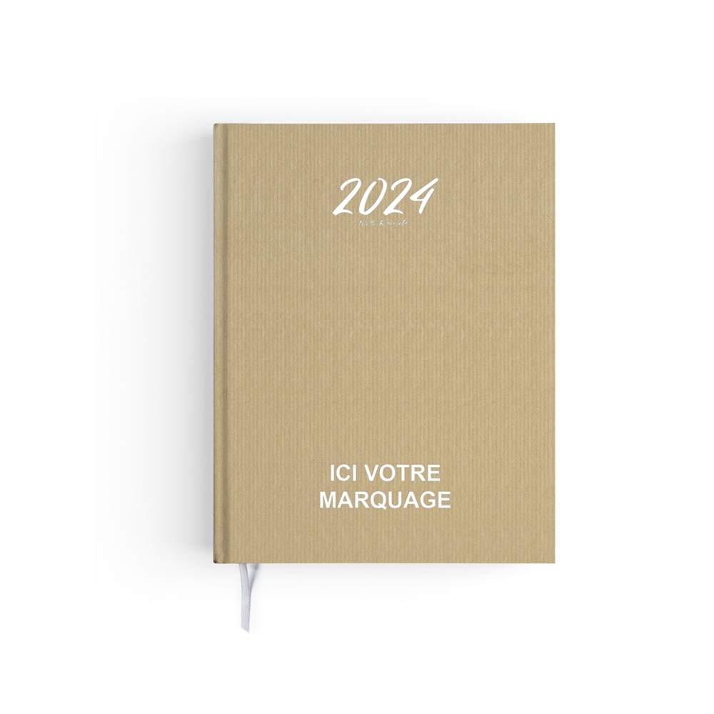 Agenda publicitaire 2024 personnalisé avec logo et marque