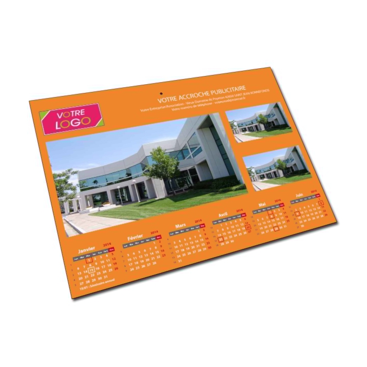 Calendrier bancaire photos recto Calendrier bancaire photos recto