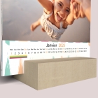 Calendrier sur bois carré
