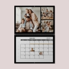 Calendrier photo mural double