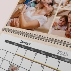 Calendrier photo mural double