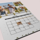 Calendrier photo mural double