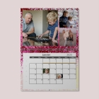 Calendrier photo mural double