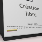 Calendrier LUXE CARRE de bureau