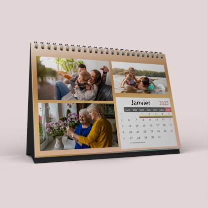 Calendrier LUXE PANO de bureau