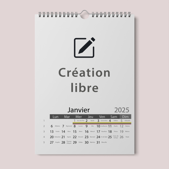 Calendrier PHOTO CLASSIQUE