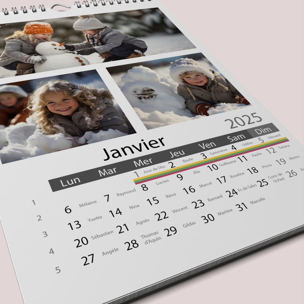 Calendrier PHOTO CLASSIQUE