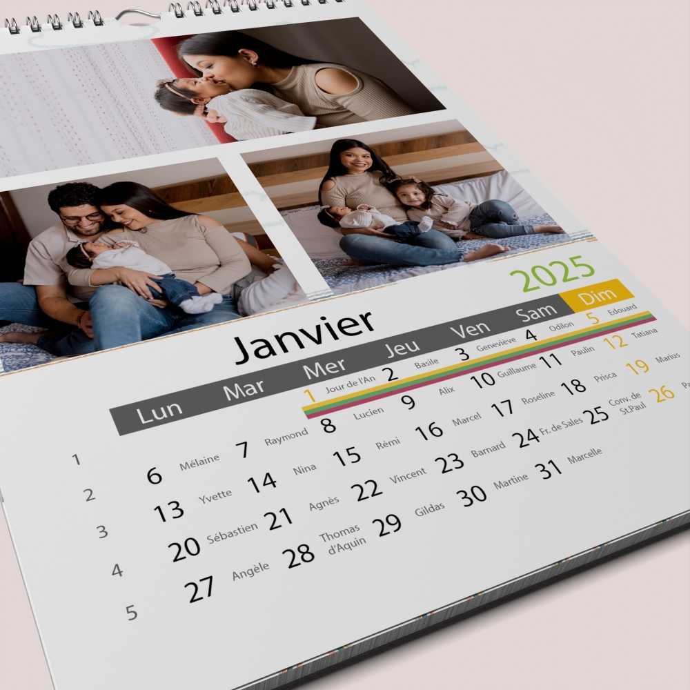 Calendrier PHOTO CLASSIQUE