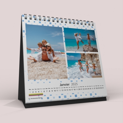 Calendrier LUXE CARRE de bureau