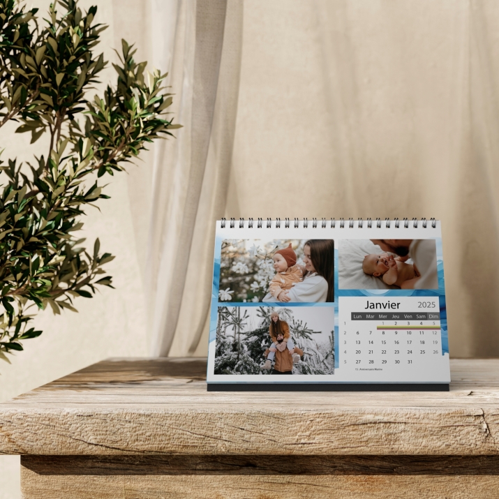 Calendrier LUXE PANO de bureau