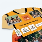 Calendrier photo Maillot de Basket - Maillots à vos couleurs
