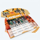 Calendrier photo Maillot de Basket - Minimum de commande : 25 exemplaires