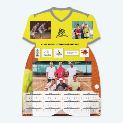 Calendrier photo Maillot de Tennis