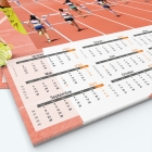 Calendrier photo Maillot de Athlétisme - Grille calendaire personnalisable