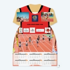 Calendrier photo Maillot de Athlétisme