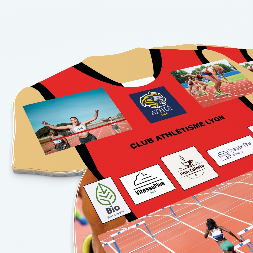 Calendrier photo Maillot de Athlétisme - Maillots à vos couleurs