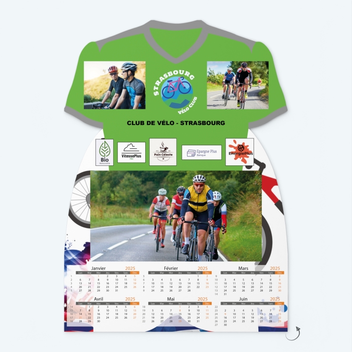 Calendrier photo Maillot de Vélo