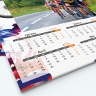 Calendrier photo Maillot de Vélo - Grille calendaire personnalisable