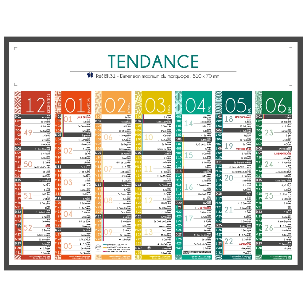 Calendrier bancaire