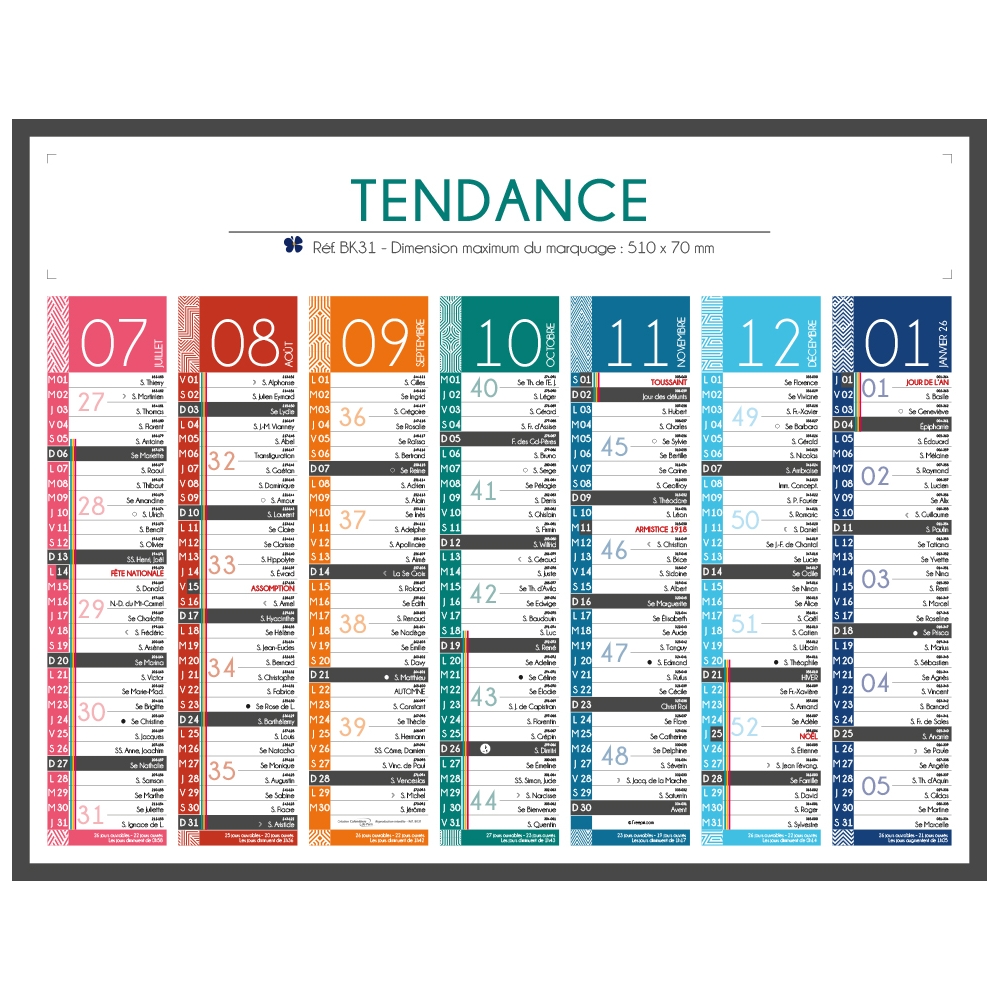 Calendrier bancaire