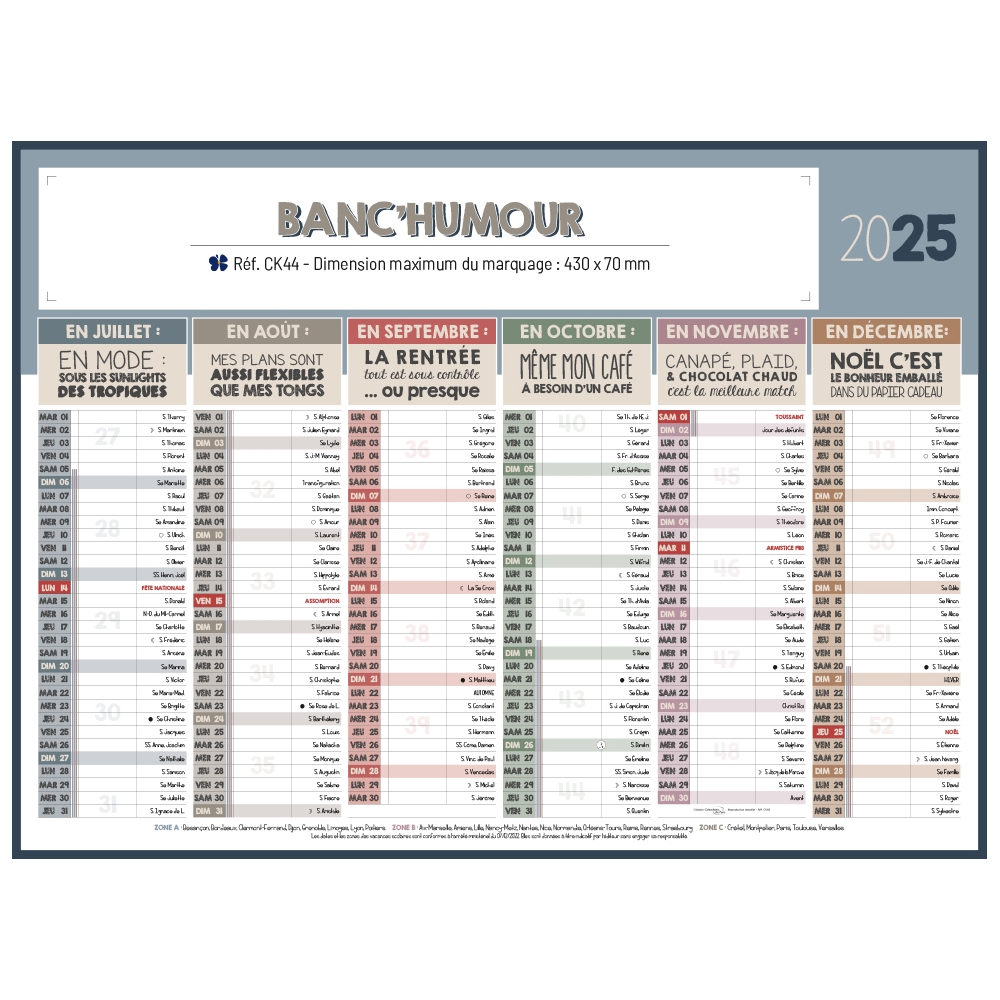 Calendrier bancaire