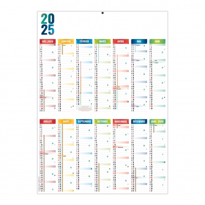 Calendrier effaçable