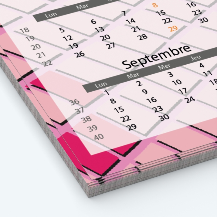 Calendrier photo Maillot de Twirling - Papier épais rigide 400 g/m2