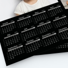 Pack multi calendriers - Grille calendaire utile et pratique