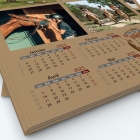 Calendrier photo deux pages XL - Grille calendaire personnalisable