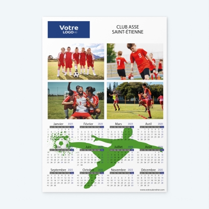 Calendrier photo une page XL