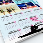 Calendrier photo une page XL - Grille calendaire personnalisable