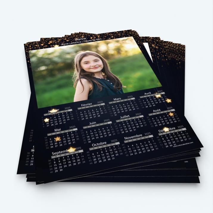 Pack multi calendriers - Minimum de commande 20 exemplaires