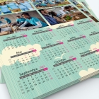 Calendrier photo une page XL - Grille calendaire personnalisable